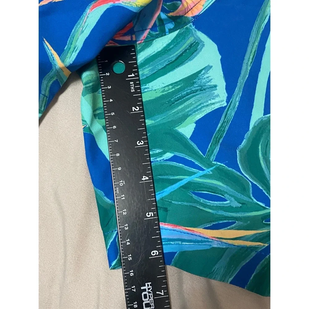 Chubbies‎ Swim Trunks Mens XL Blue Tropical Floral 5.5 Inseam Lined Shorts